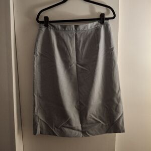 Sag Harbor Elegant Gray And White Checkered Women's Skirt